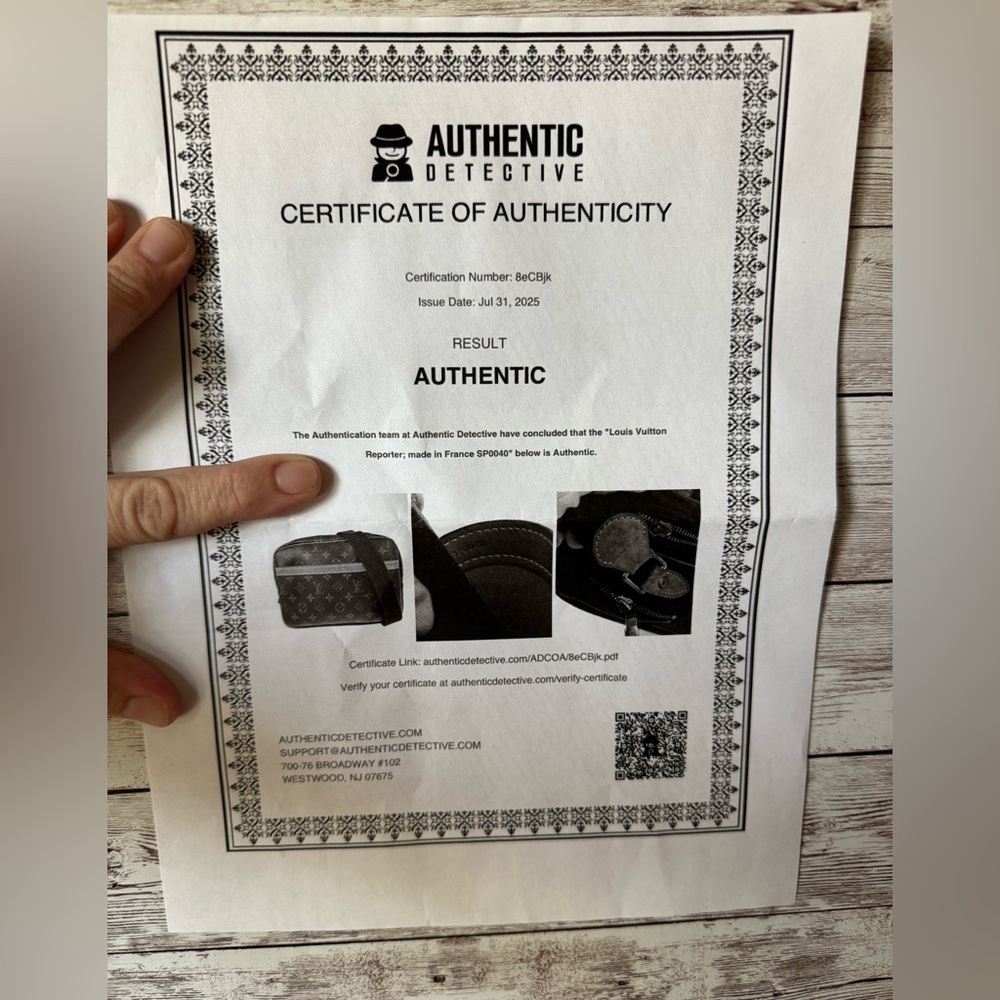 Authentic Louis Vuitton Monogram Reporter PM Crossbody Messenger Bag - Picture 3 of 13